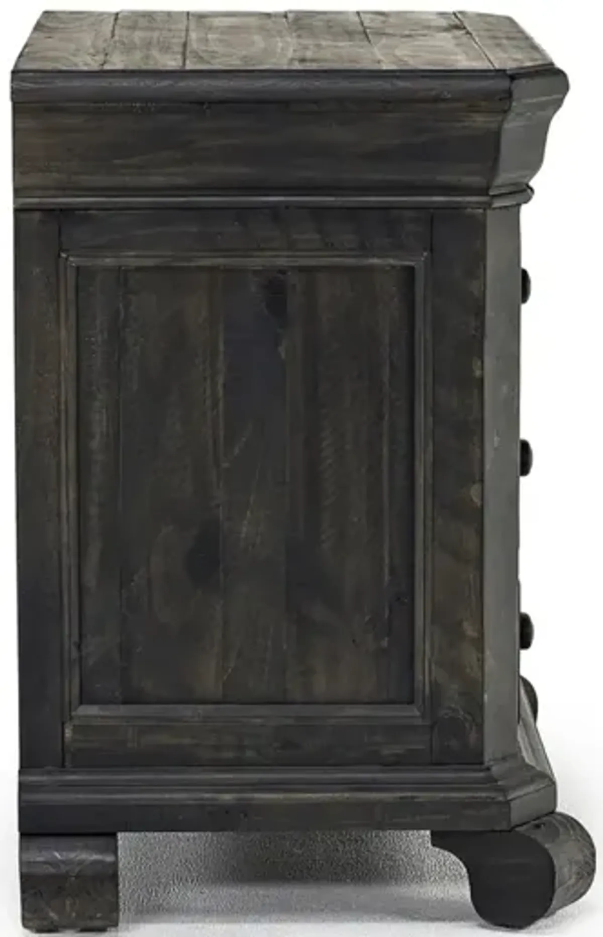 Bellamy 4 Drawer Nightstand in Charcoal