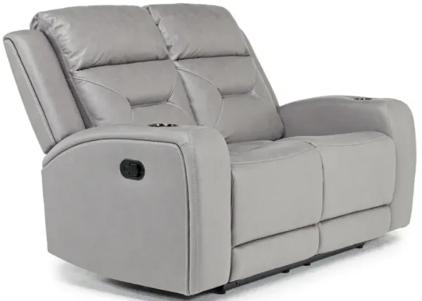 Tahoe Reclining Loveseat in Light Gray