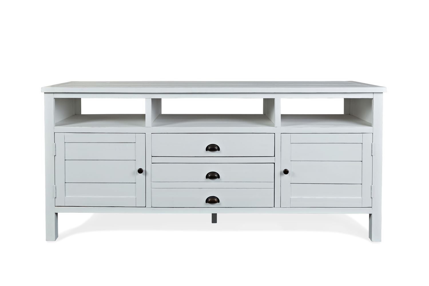 Artisans Media Console in White, 70 Inch