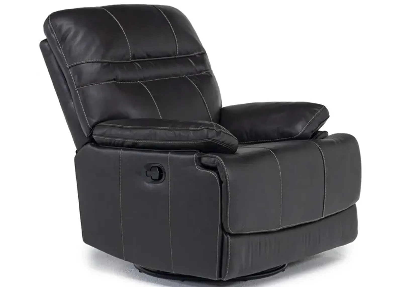 Roscoe Gliding Recliner in Odessa Peppercorn