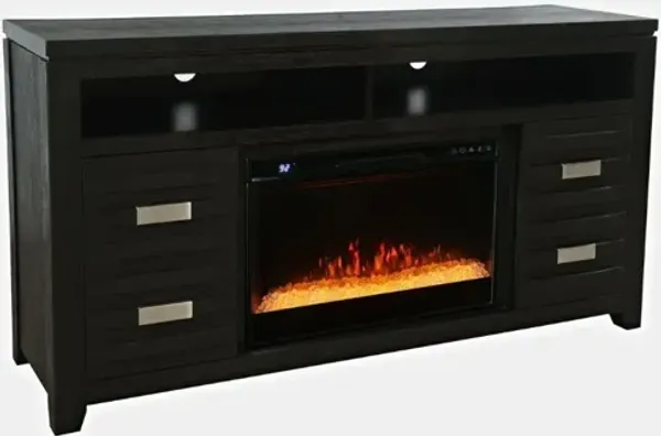 Altamonte Fireplace Console in Black