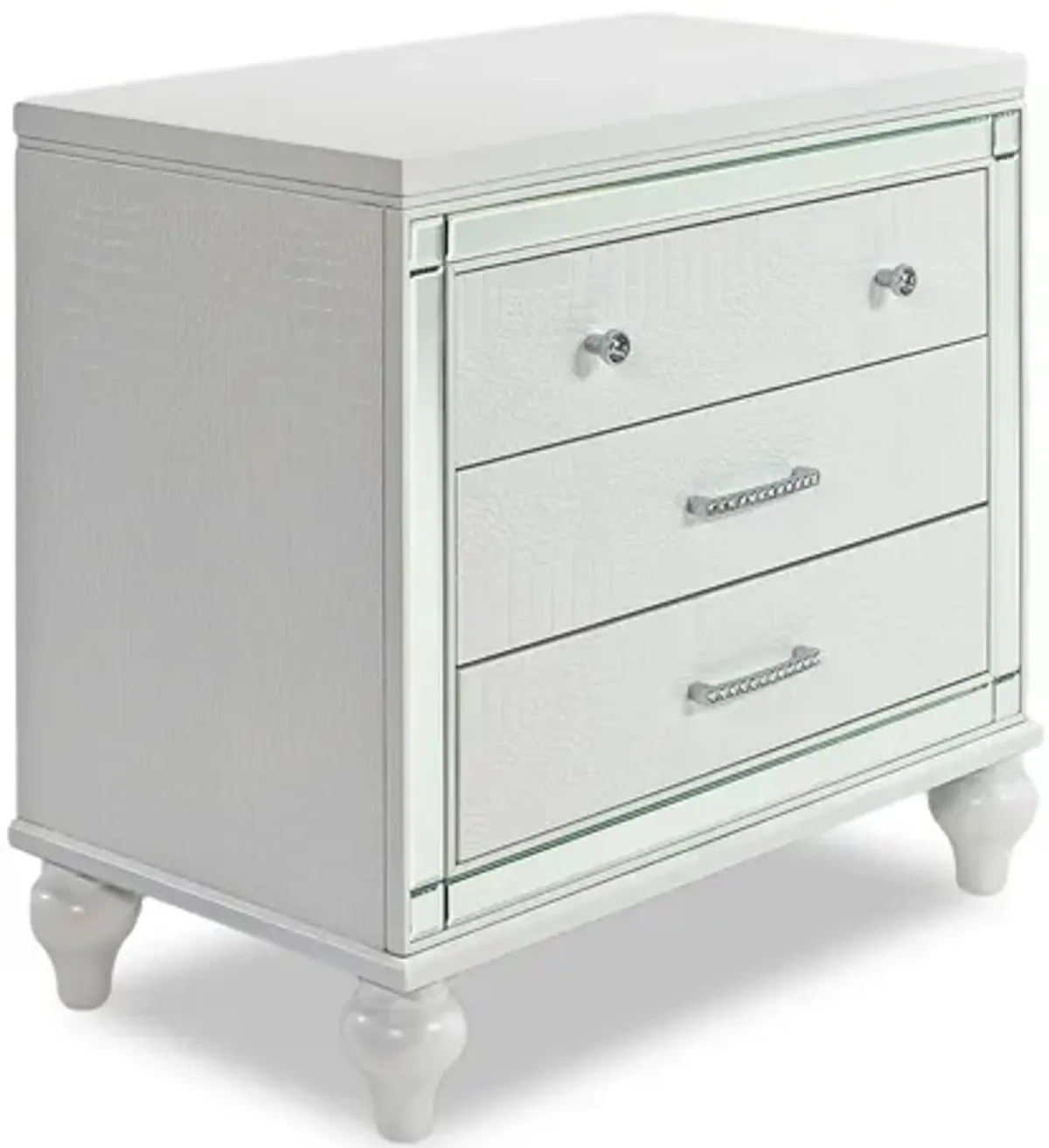 Valentino Nightstand in White