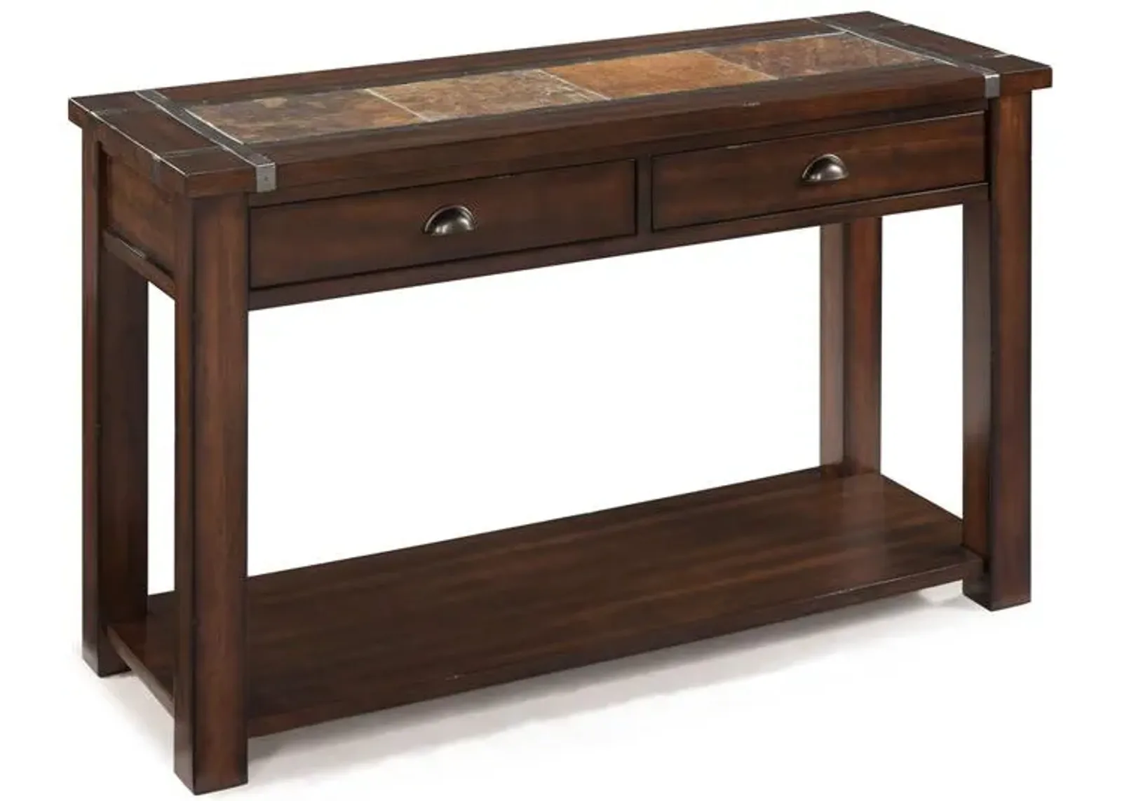 Roanoke Sofa Table in Brown