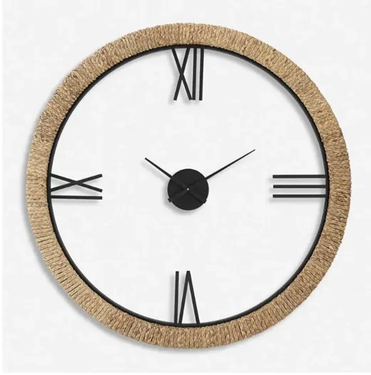 Montecito Wall Clock in Brown