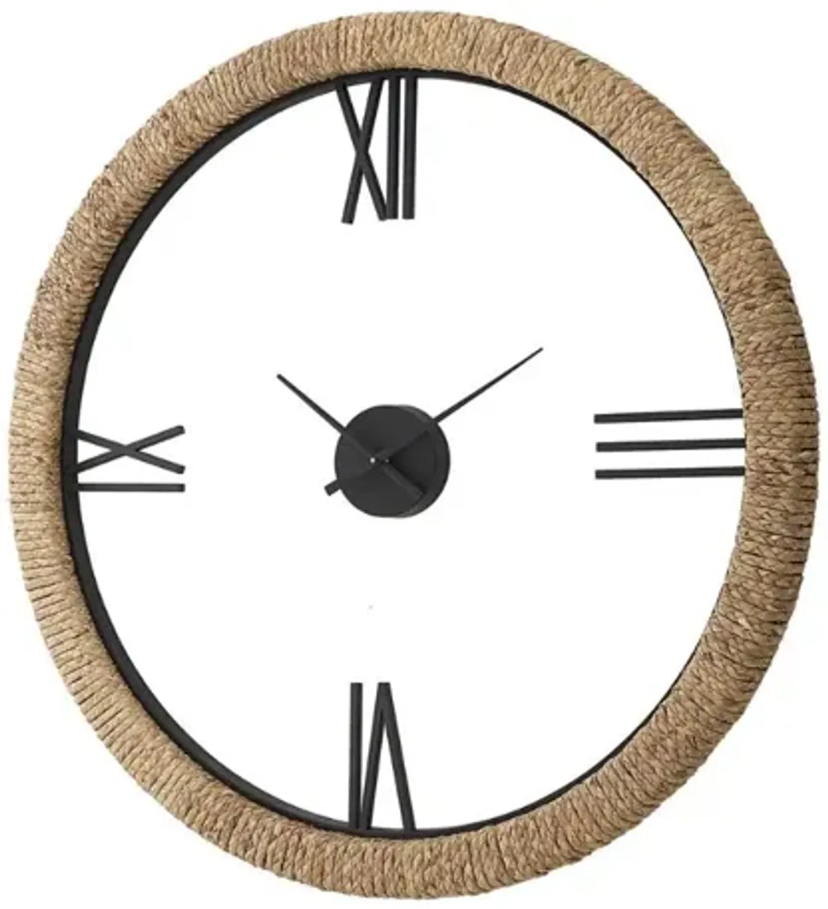 Montecito Wall Clock in Brown