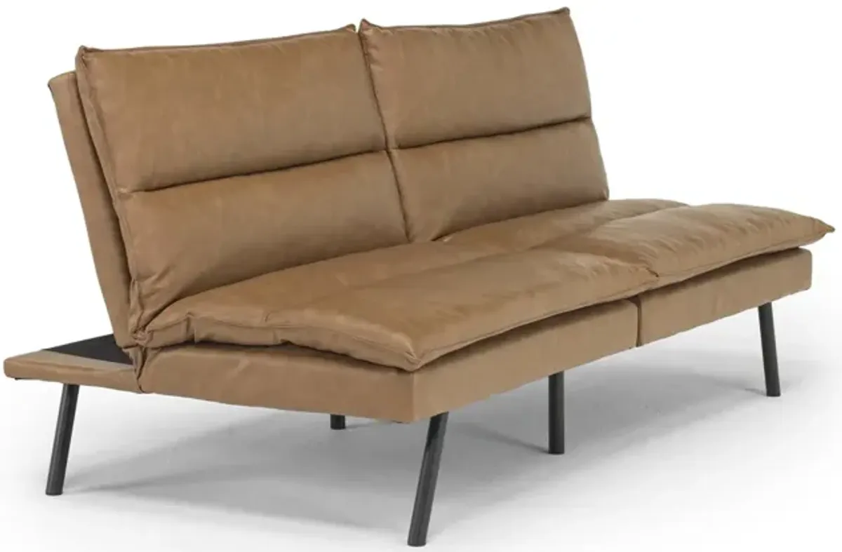 Dune Klik Klak Sofa Bed in Brown