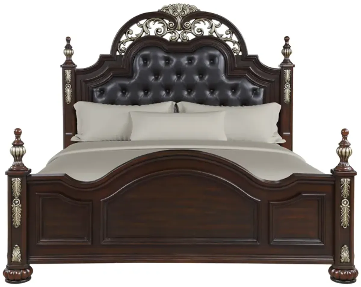 Maximus Upholstered Panel Bed in Madeira, Eastern King