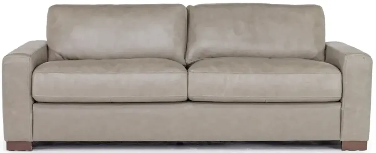 York Sofa in York Taupe Leather