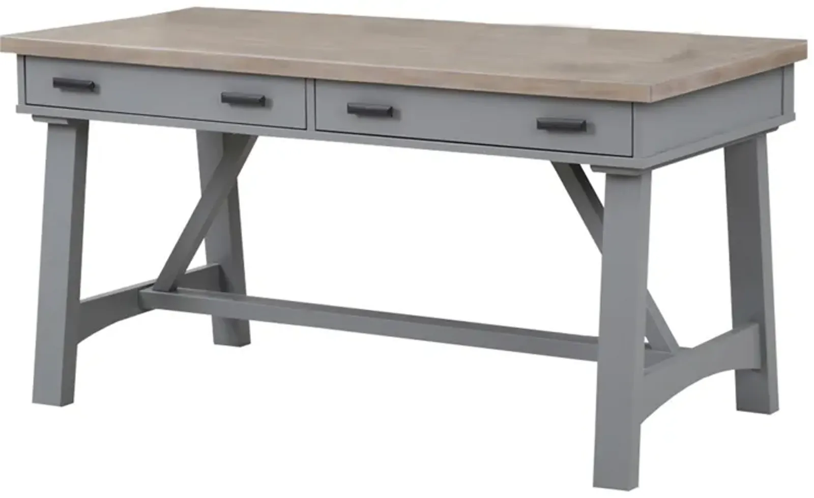 Americana Office Desk in Gray, 60 Inch