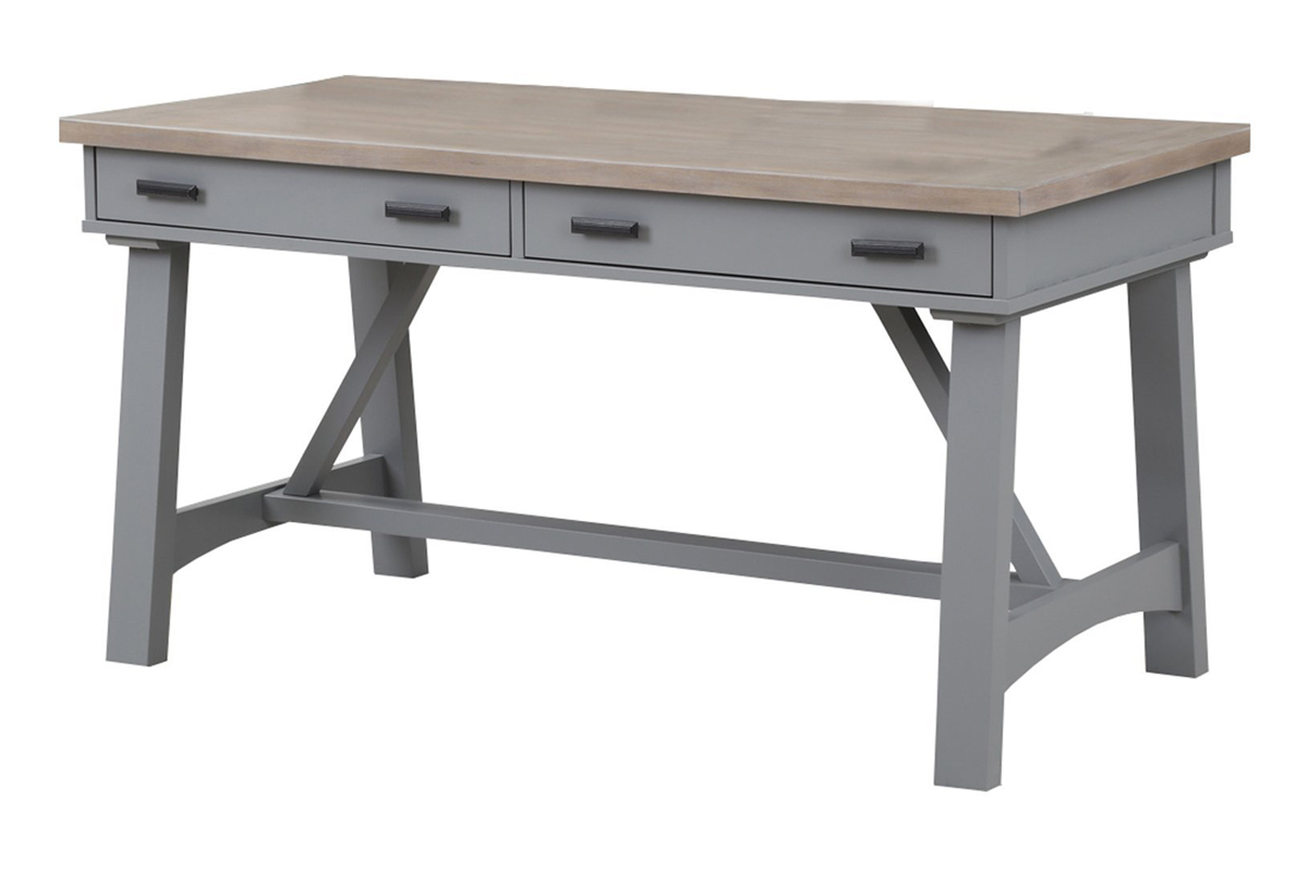 Americana Office Desk in Gray, 60 Inch