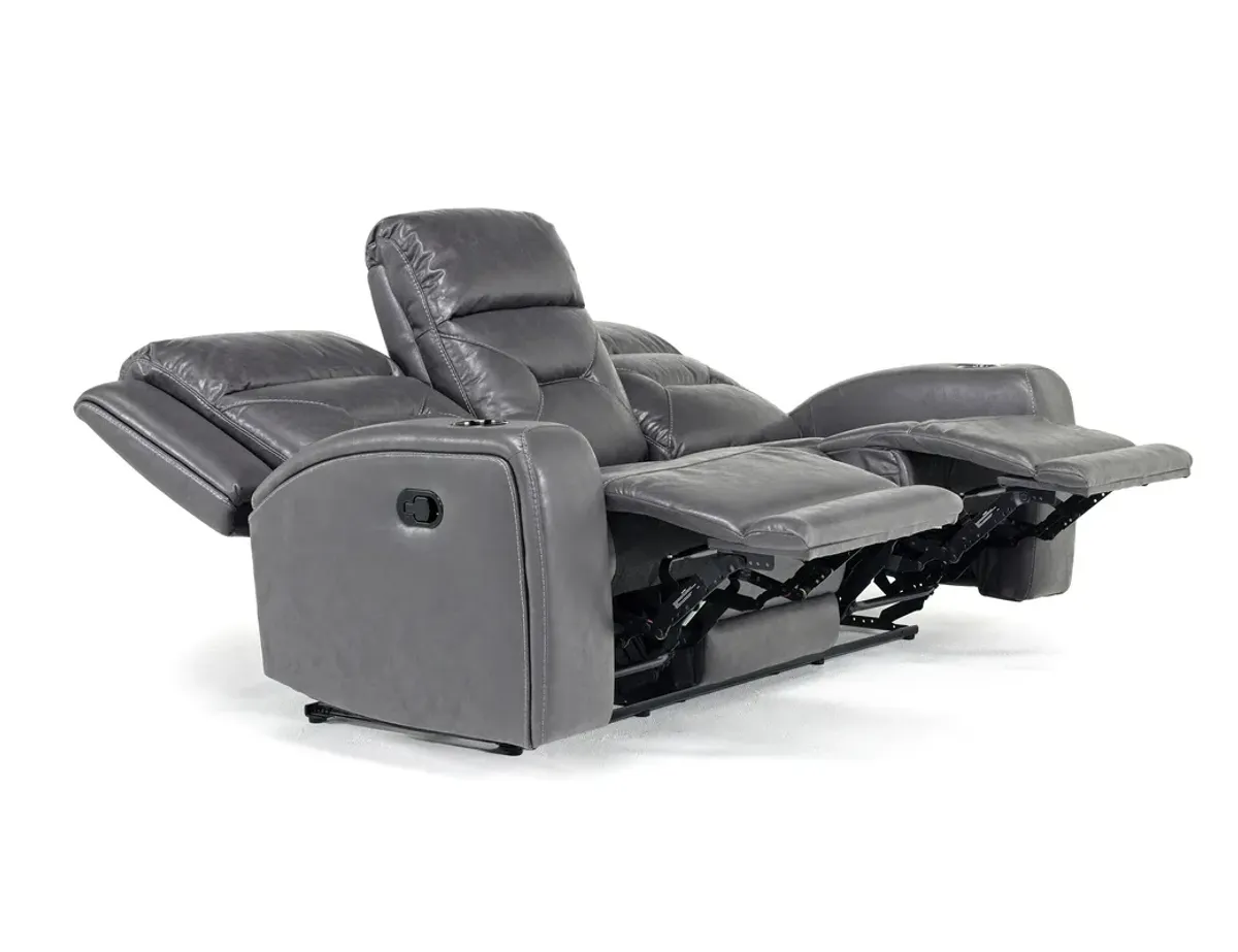 Tahoe Reclining Sofa in Charcoal