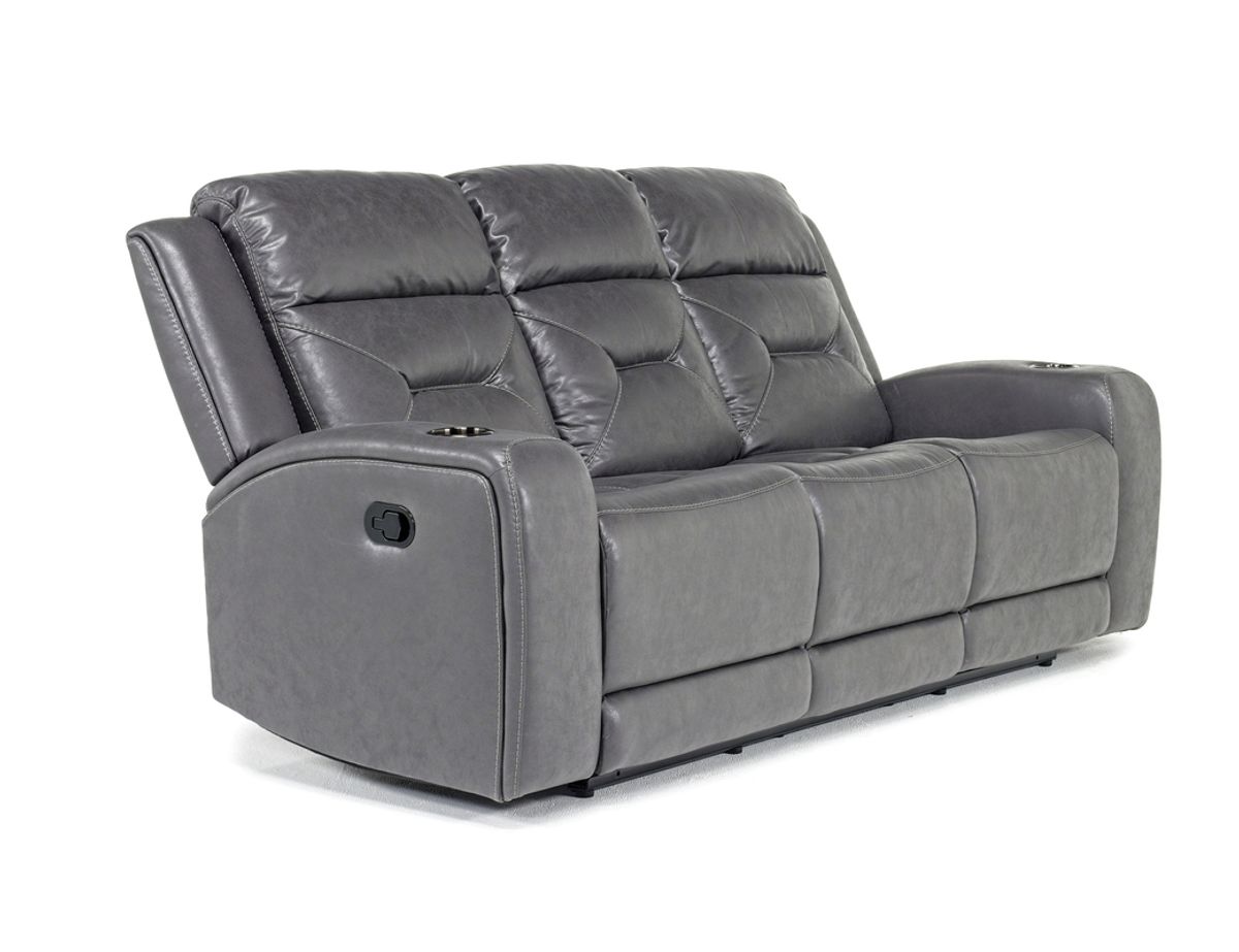 Tahoe Reclining Sofa in Charcoal