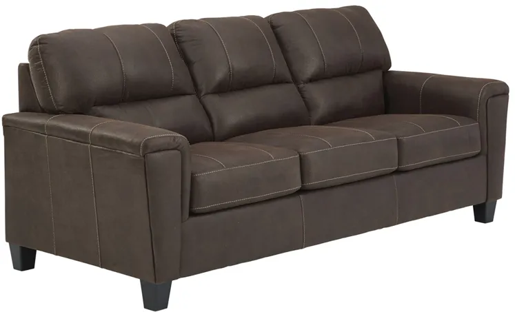 Lucy Queen Sleeper Sofa w/ Mattress in Splash Linen