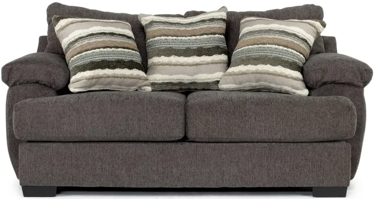 Bermuda Loveseat in Victory Sterling, Down