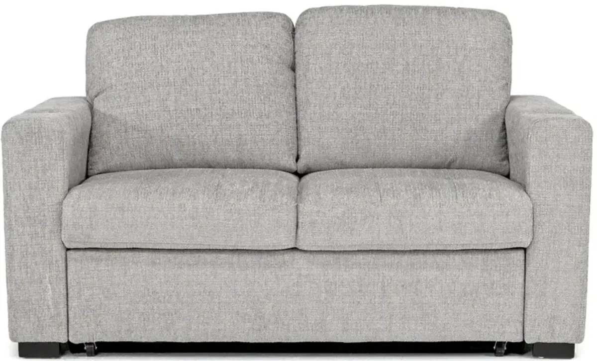 Luigi Full Sleeper Loveseat in Gray