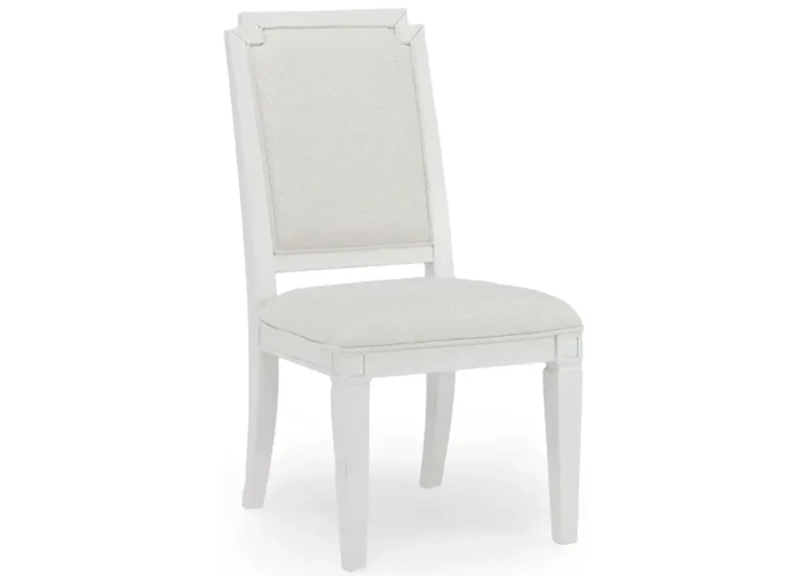 Willowbrook Side Chair in Egg Shell White, Upholstered