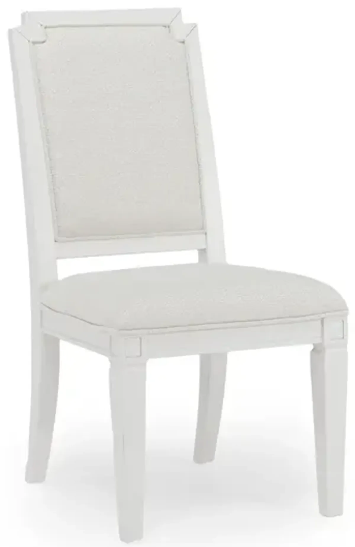 Willowbrook Side Chair in Egg Shell White, Upholstered