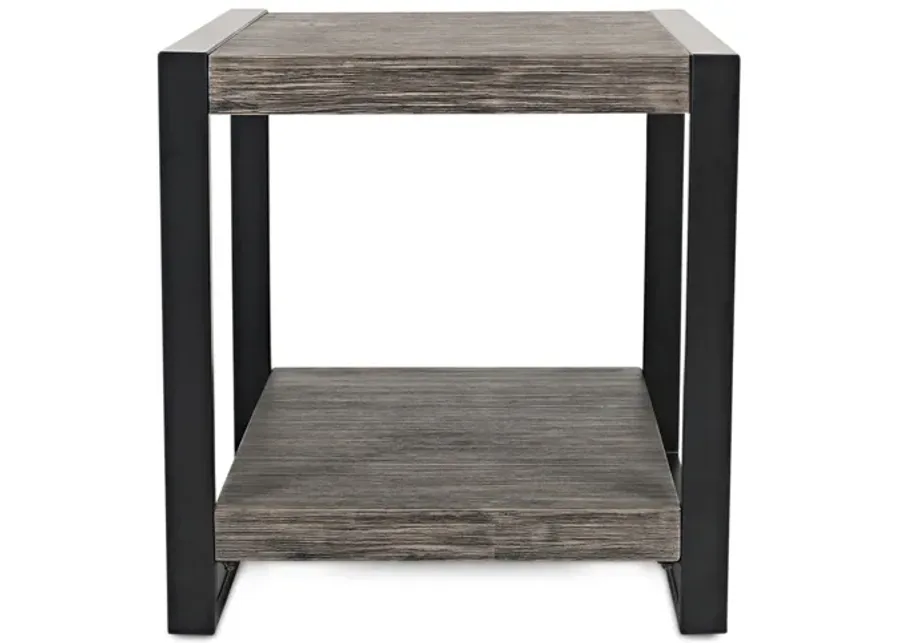 Pinnacle End Table in Gray