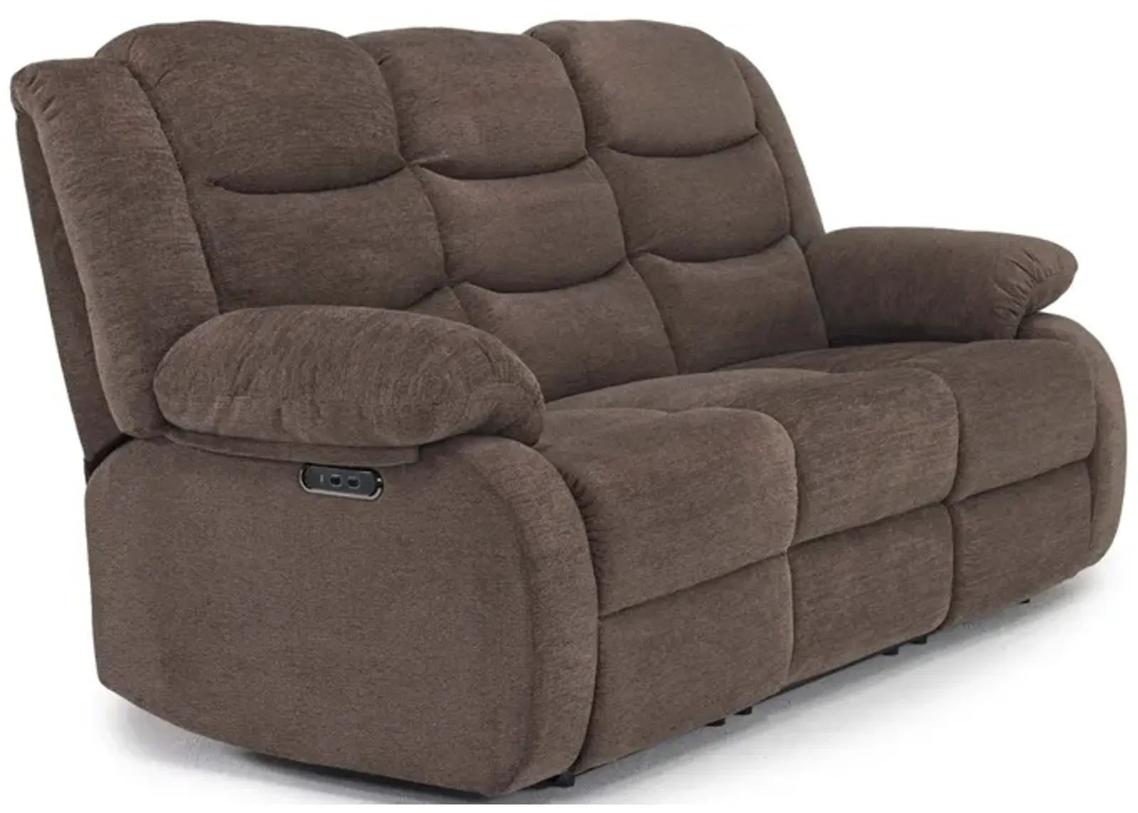 Kelsey Power Sofa in Brown