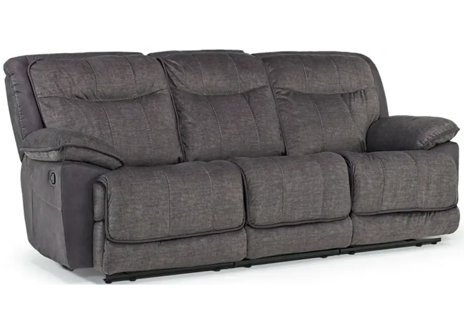 Bubba Reclining Sofa w/ Armless Recliner in Graphite