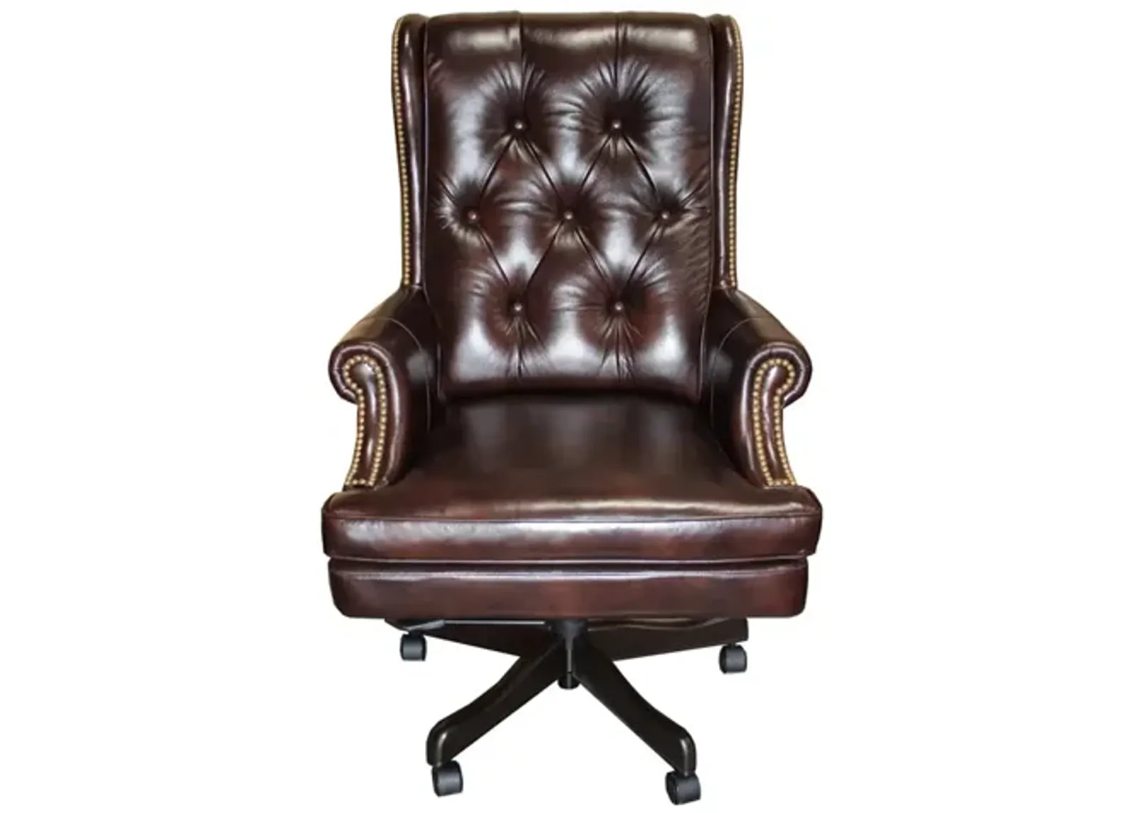 Leather Office Desk Chair in Havana