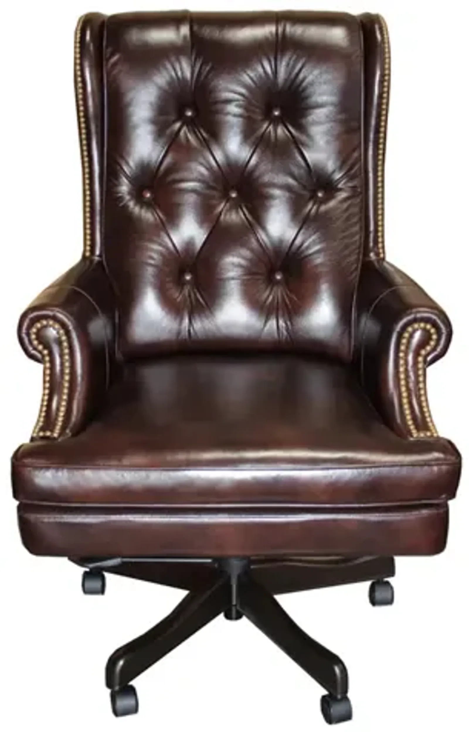 Leather Office Desk Chair in Havana