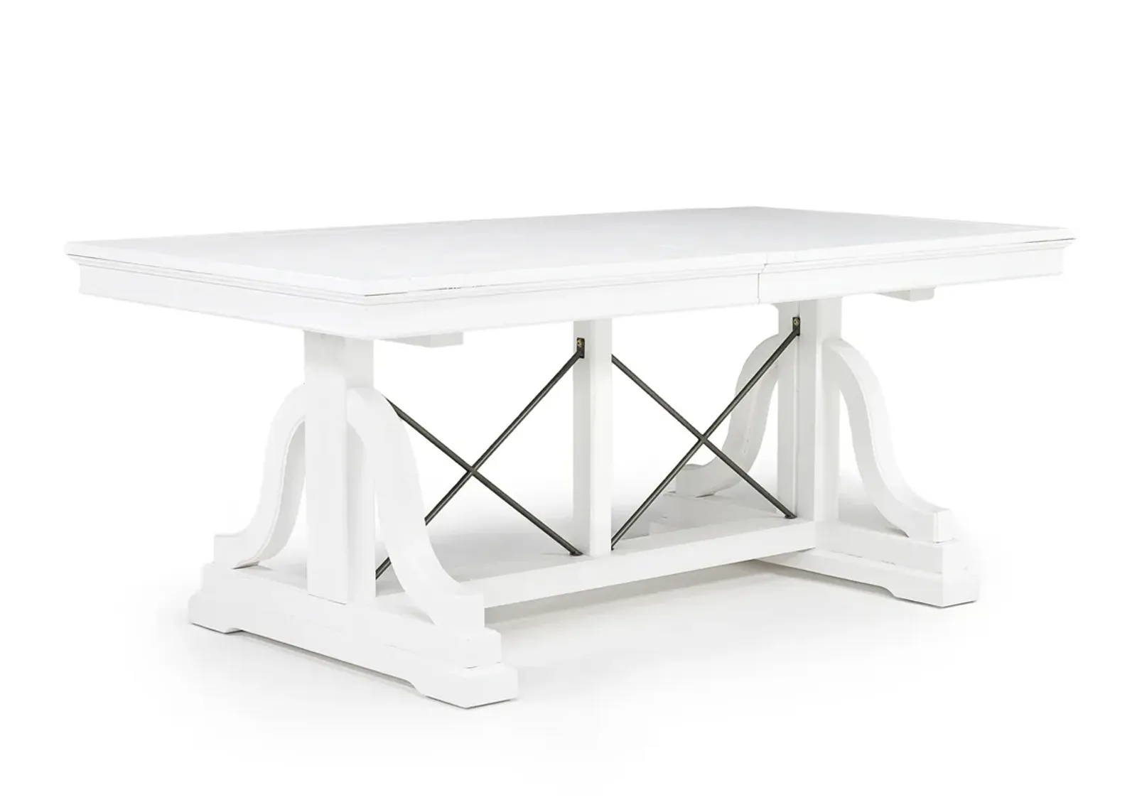 Bay Creek Extendable Dining Table in Chalk White