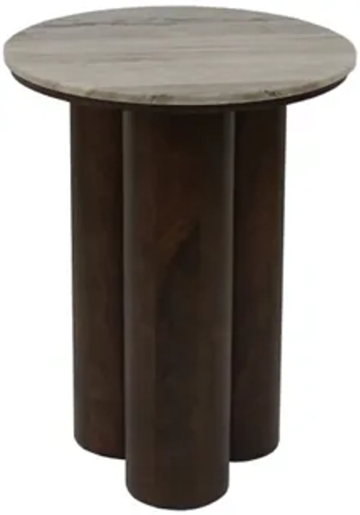 Henfield Accent Table in Beige/Warm Brown