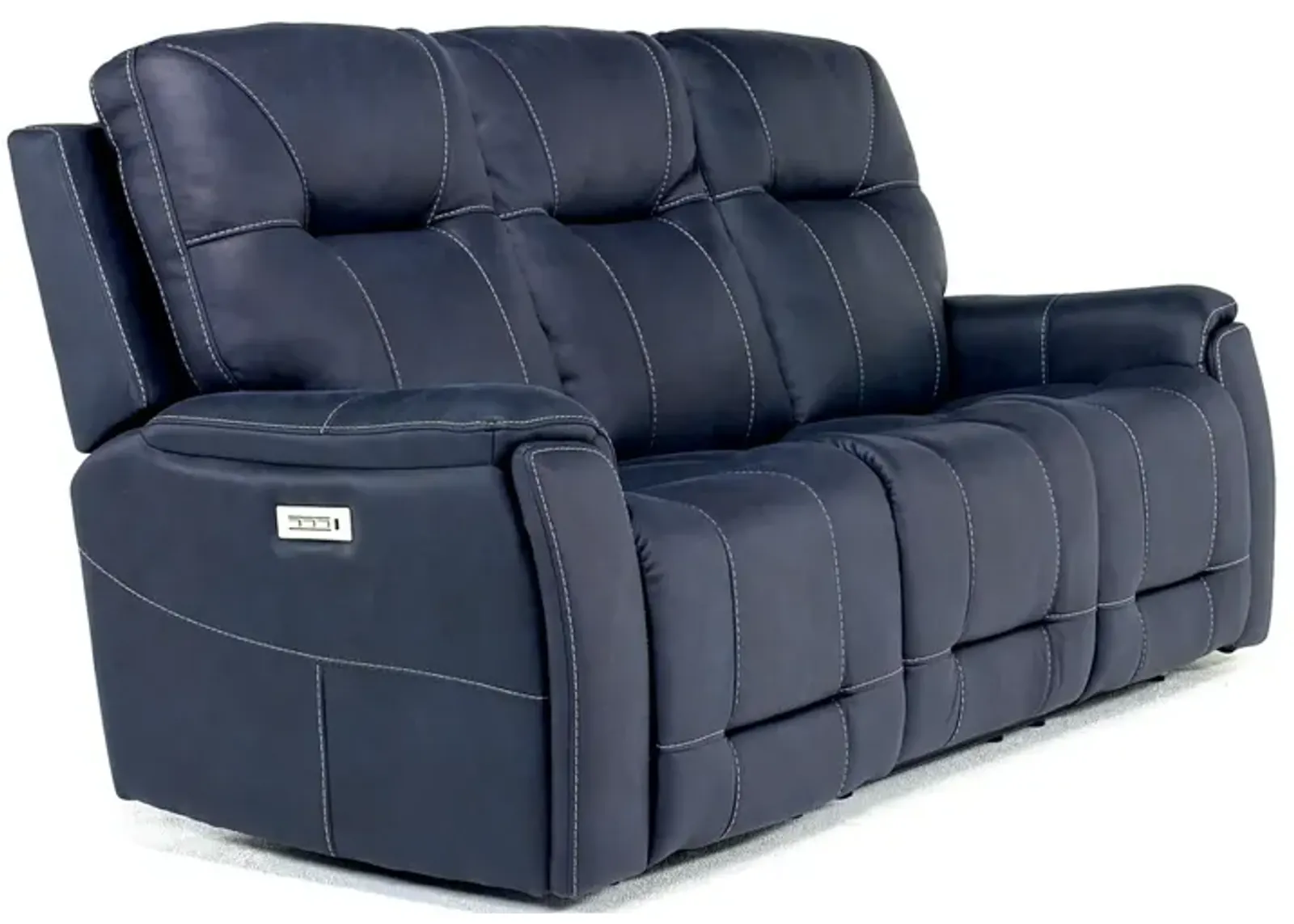 Kingston 3 Power Sofa in Ocean Blue