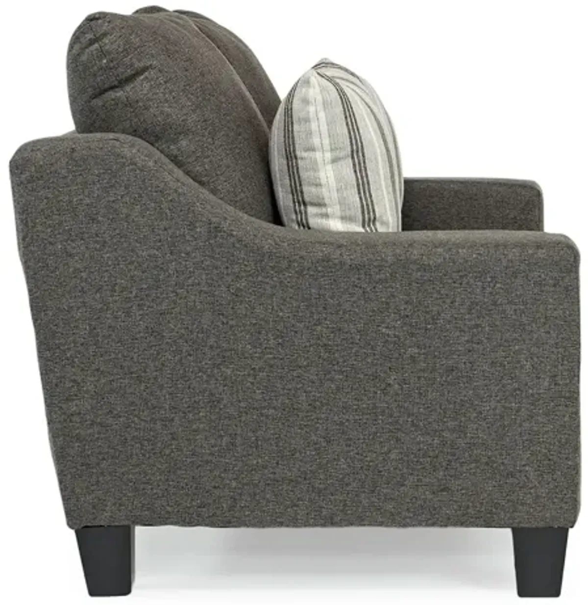 Lucy Loveseat in Splash Charcoal