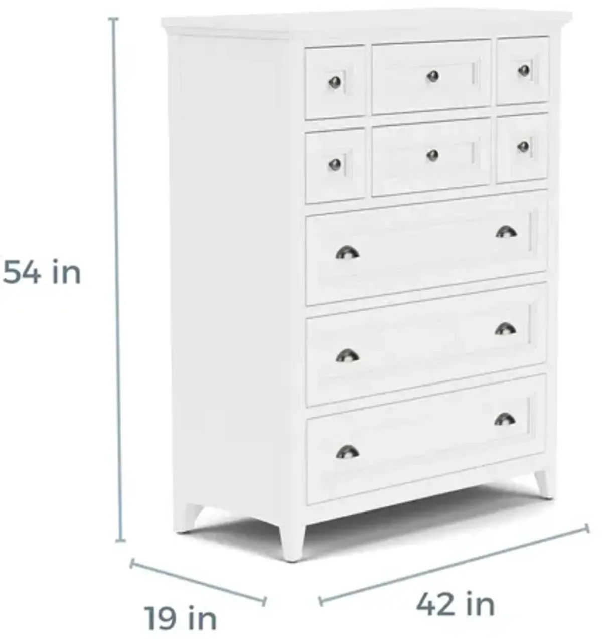 Bay Creek Chest in White