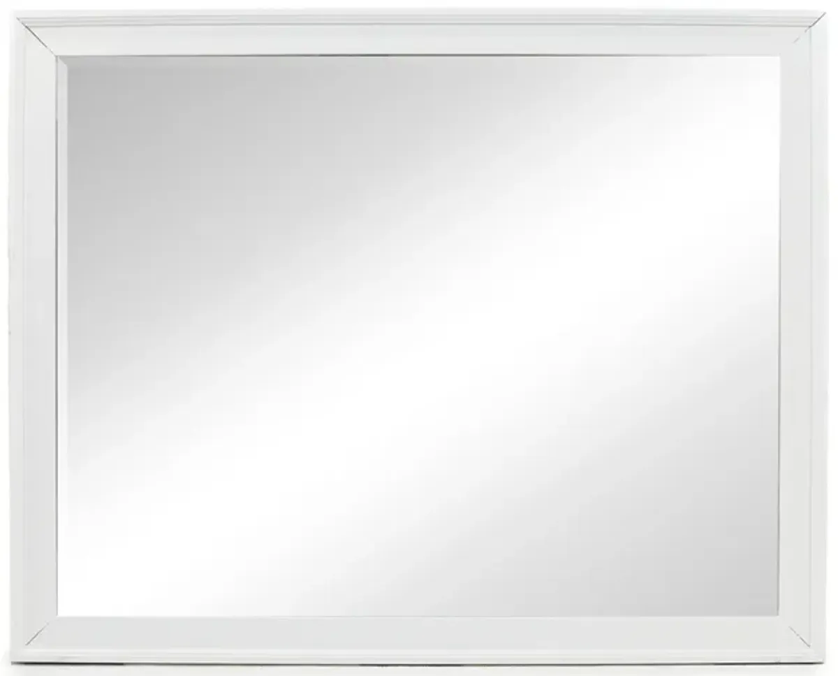 Andover Mirror in White