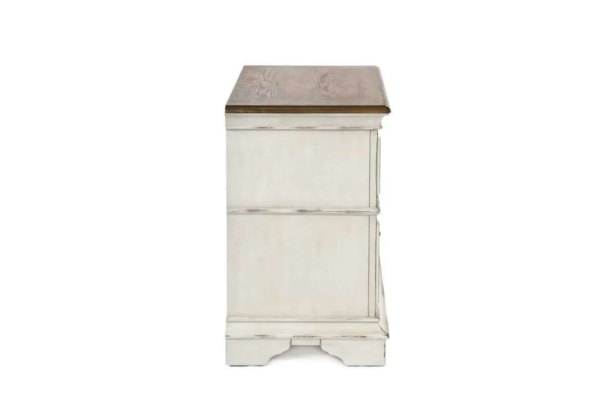 Anastasia Nightstand in Antique Bisque