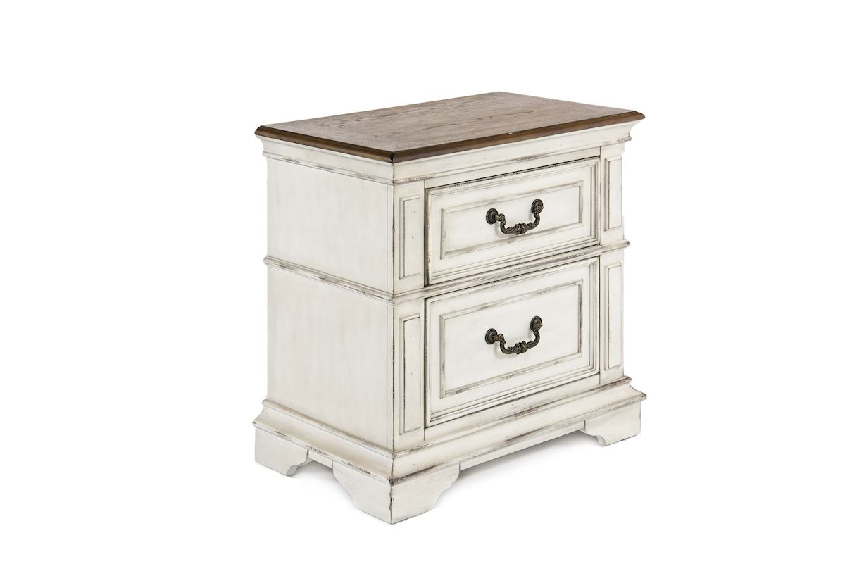 Anastasia Nightstand in Antique Bisque