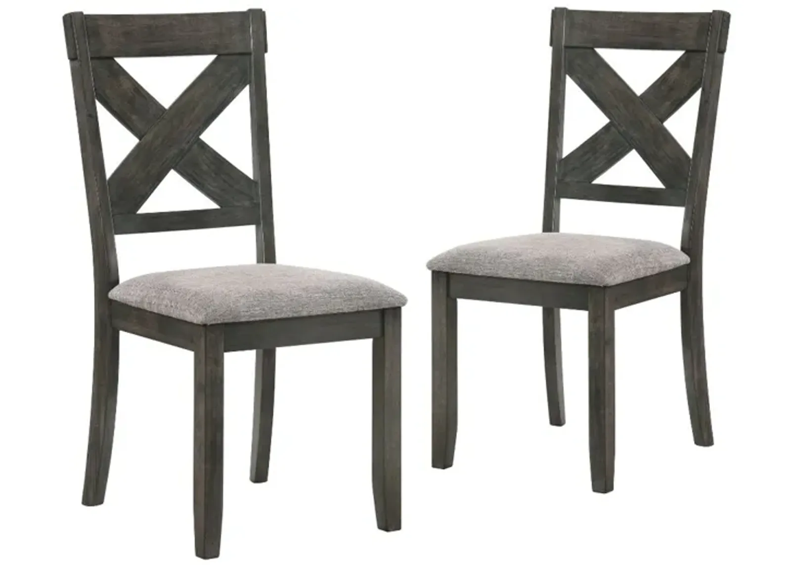 Gulliver Side Chair in Rustic Brown, Set of 2