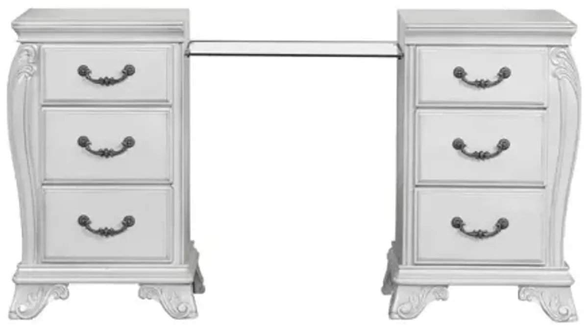 Cambria Vanity in Mist Gray