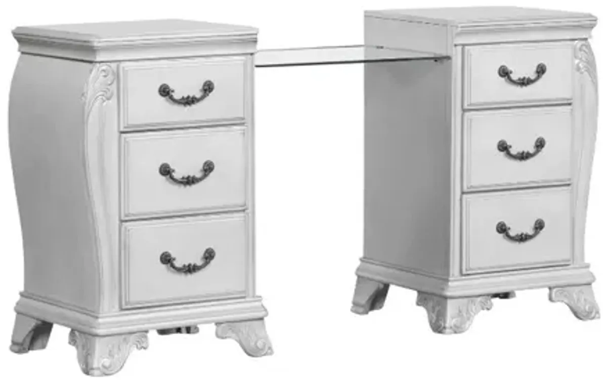 Cambria Vanity in Mist Gray