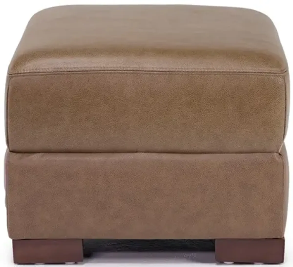 York Ottoman in York Chestnut