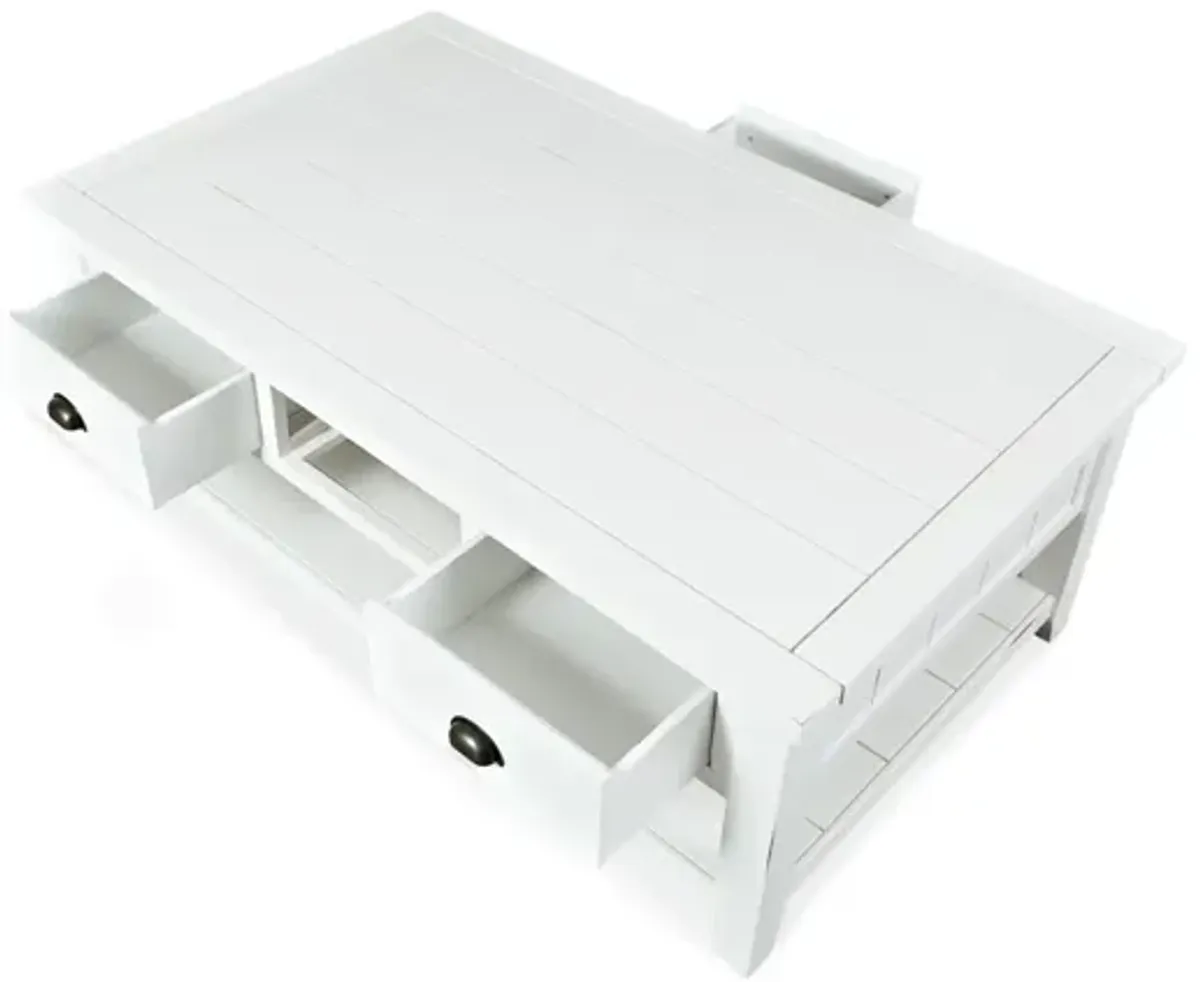 Artisans Coffee Table in White