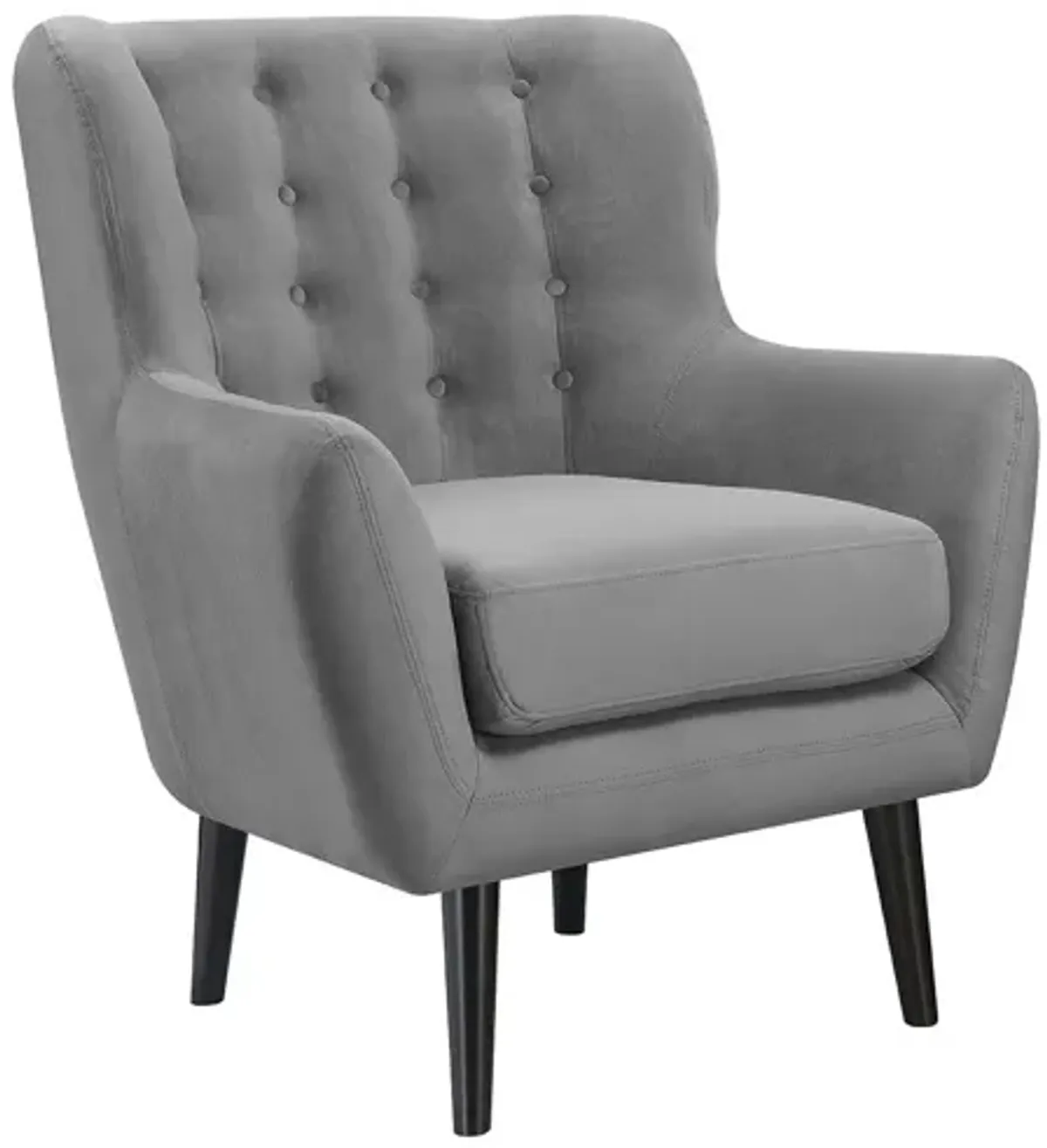 Lucy Accent Chair in Gray