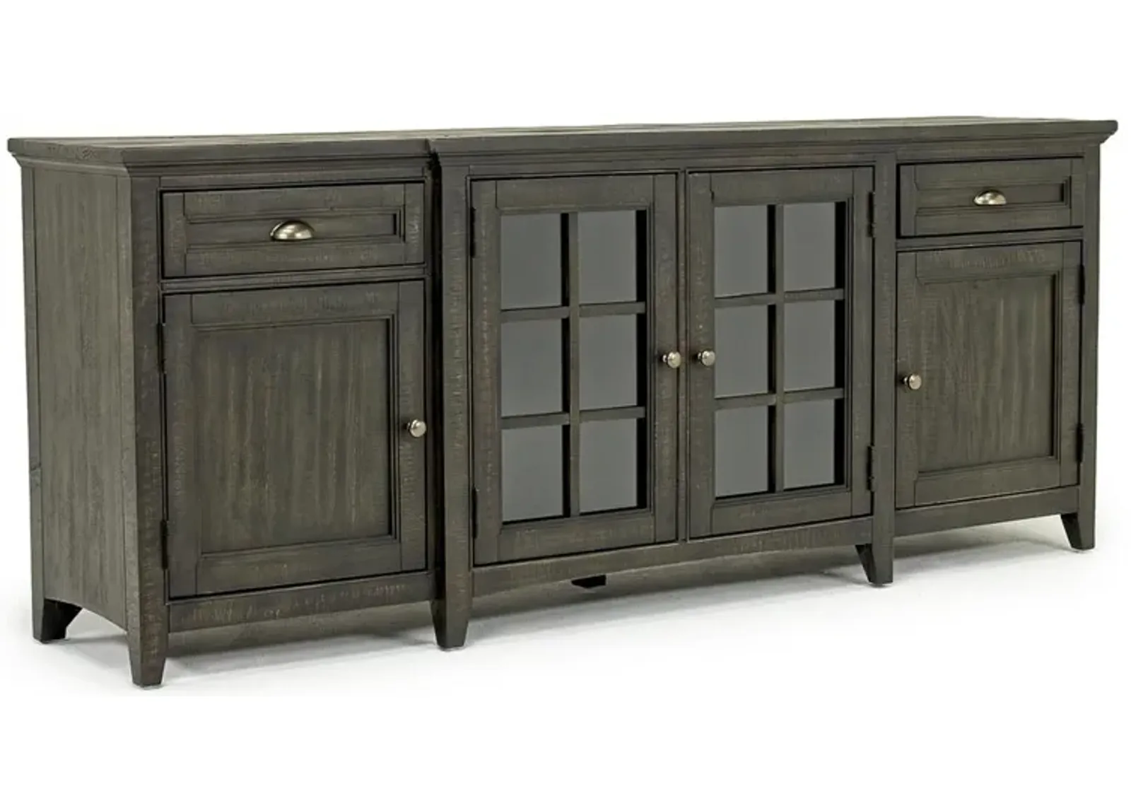 Bay Creek Media Console in Graphite w/ USB Charger, 80 Inch