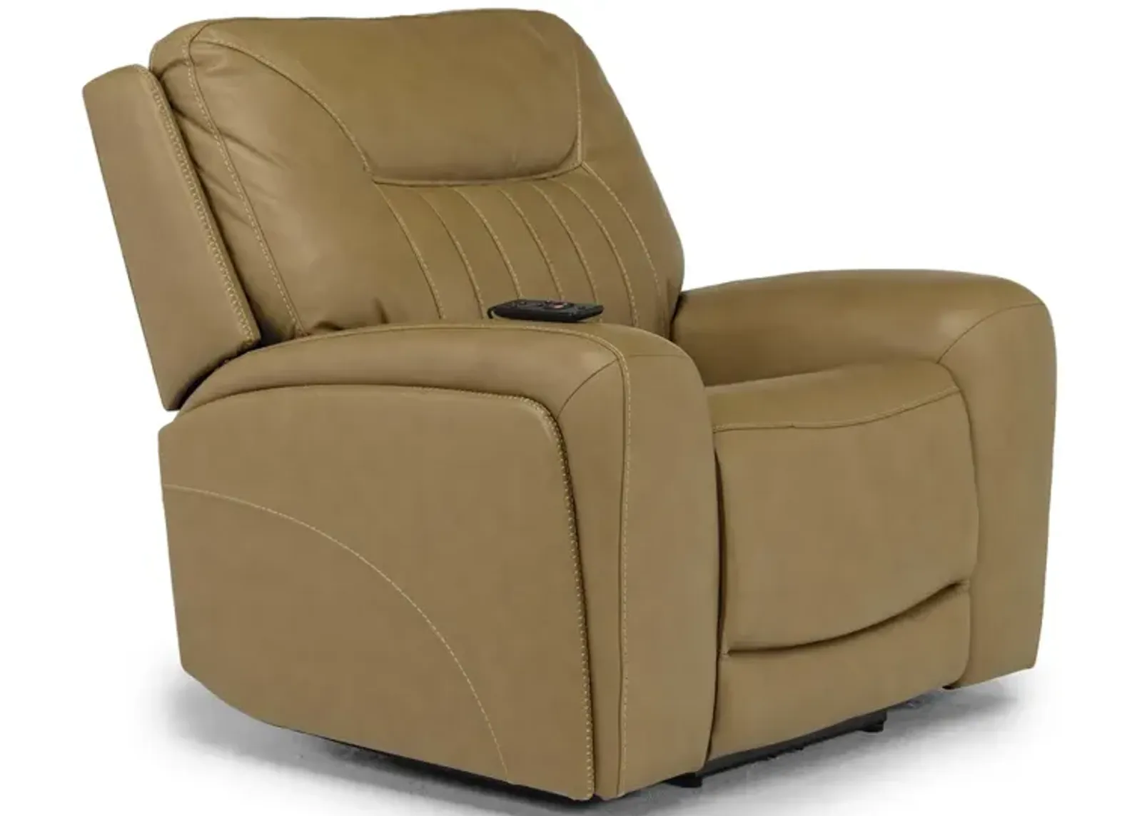 Banks 3 Power Recliner in Aline Butternut