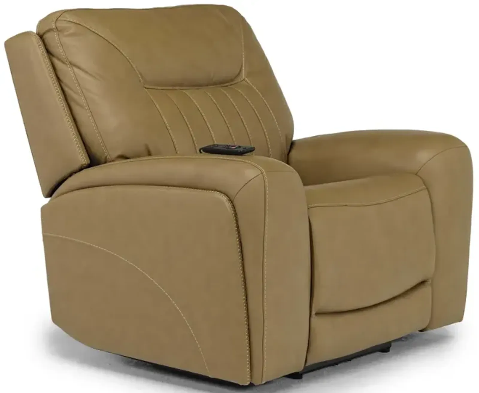 Banks 3 Power Recliner in Aline Butternut