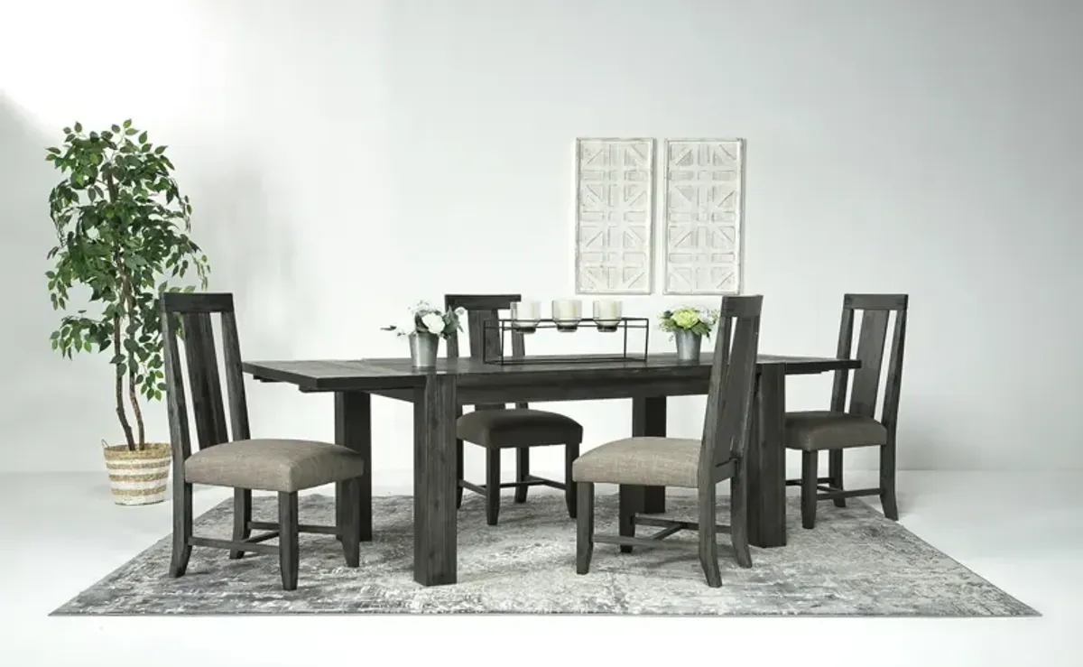 Meadow Extendable Dining Table & 4 Chairs in Gray