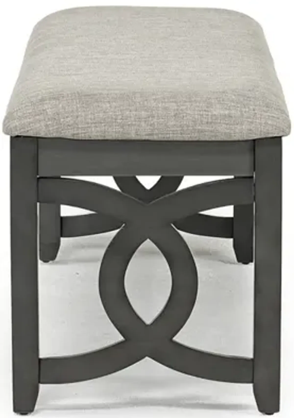 Gia Dining Bench in Gray