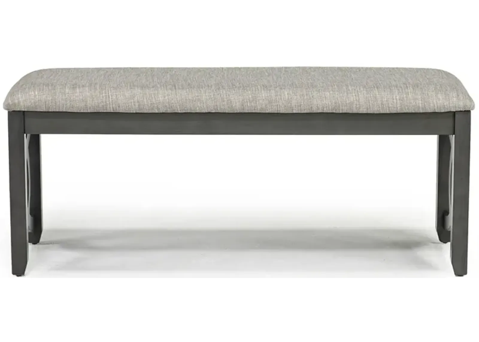 Gia Dining Bench in Gray