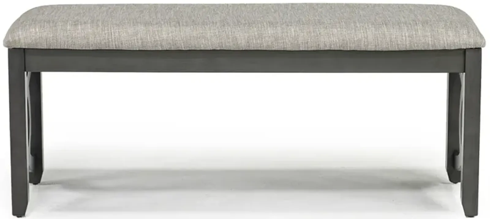 Gia Dining Bench in Gray