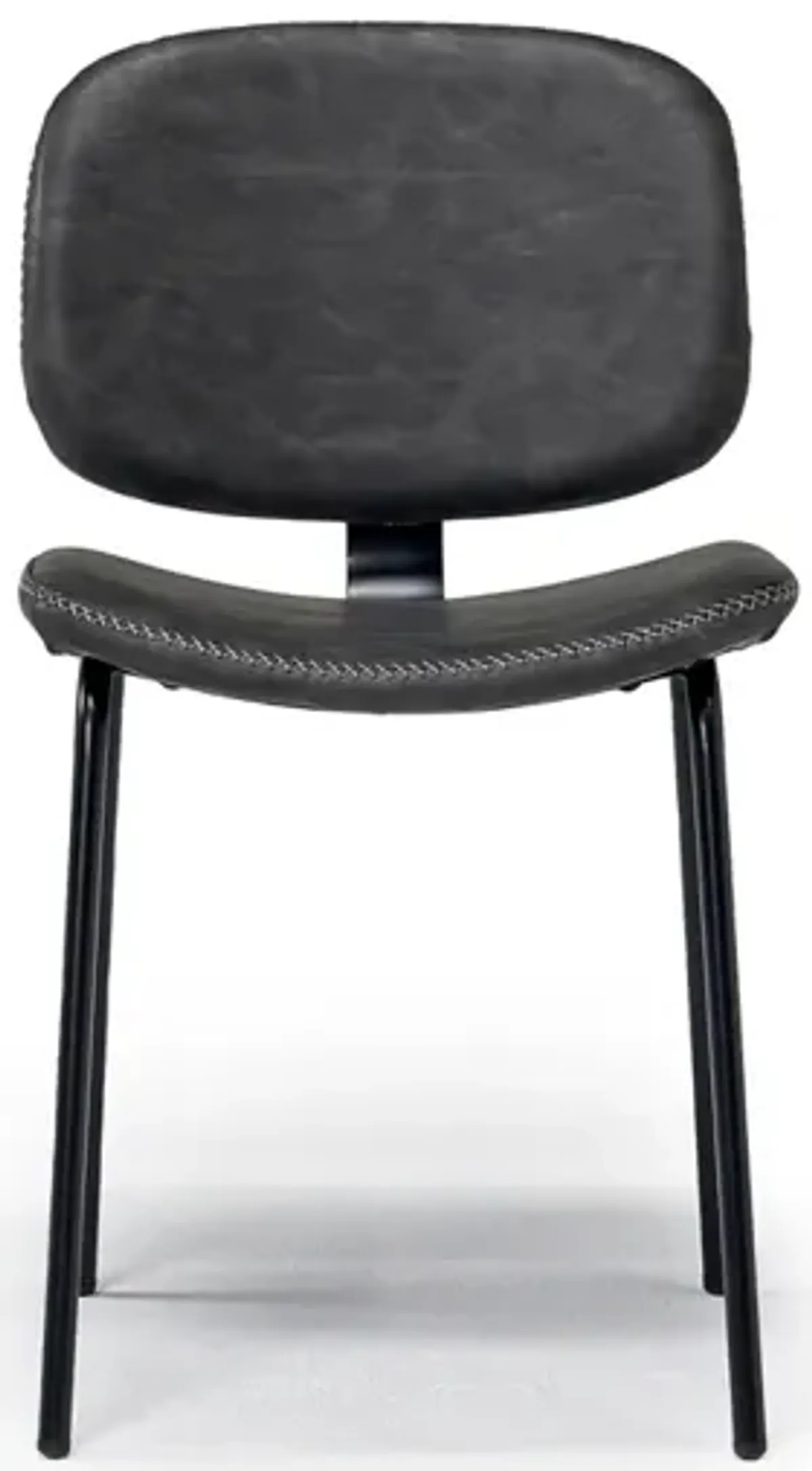 James Side Chair in Slate Leather