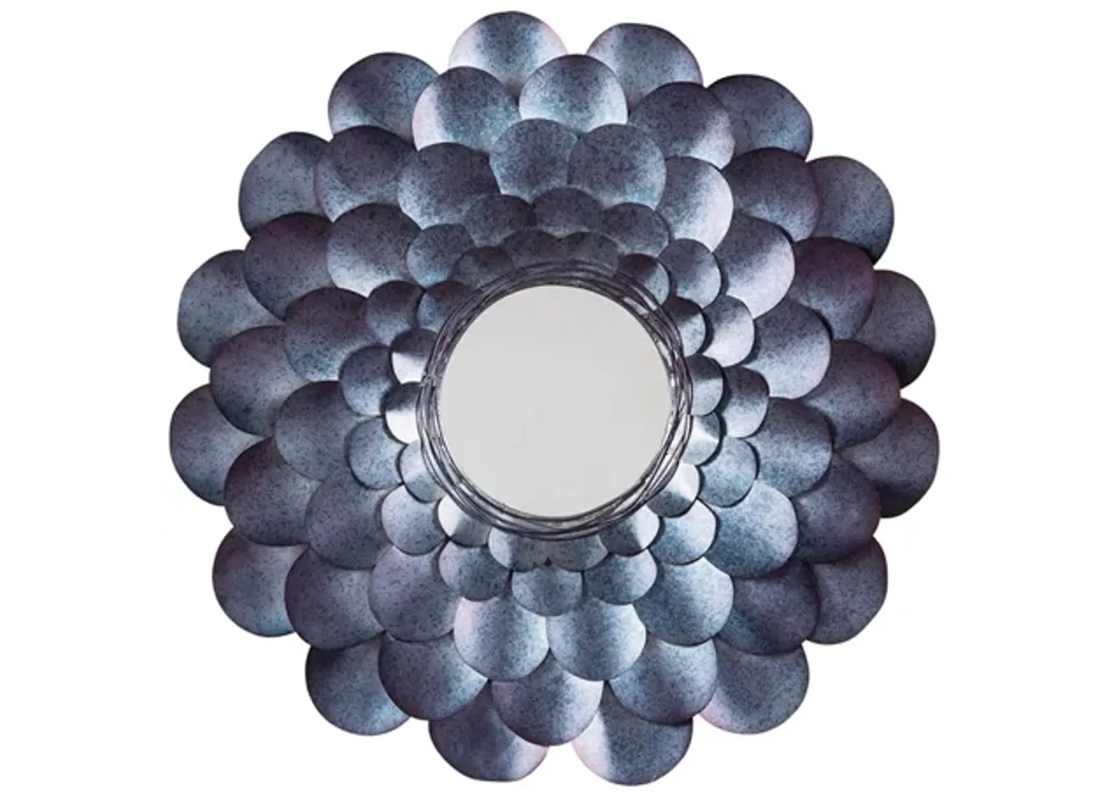 Deunoro Circle Mirror in Blue