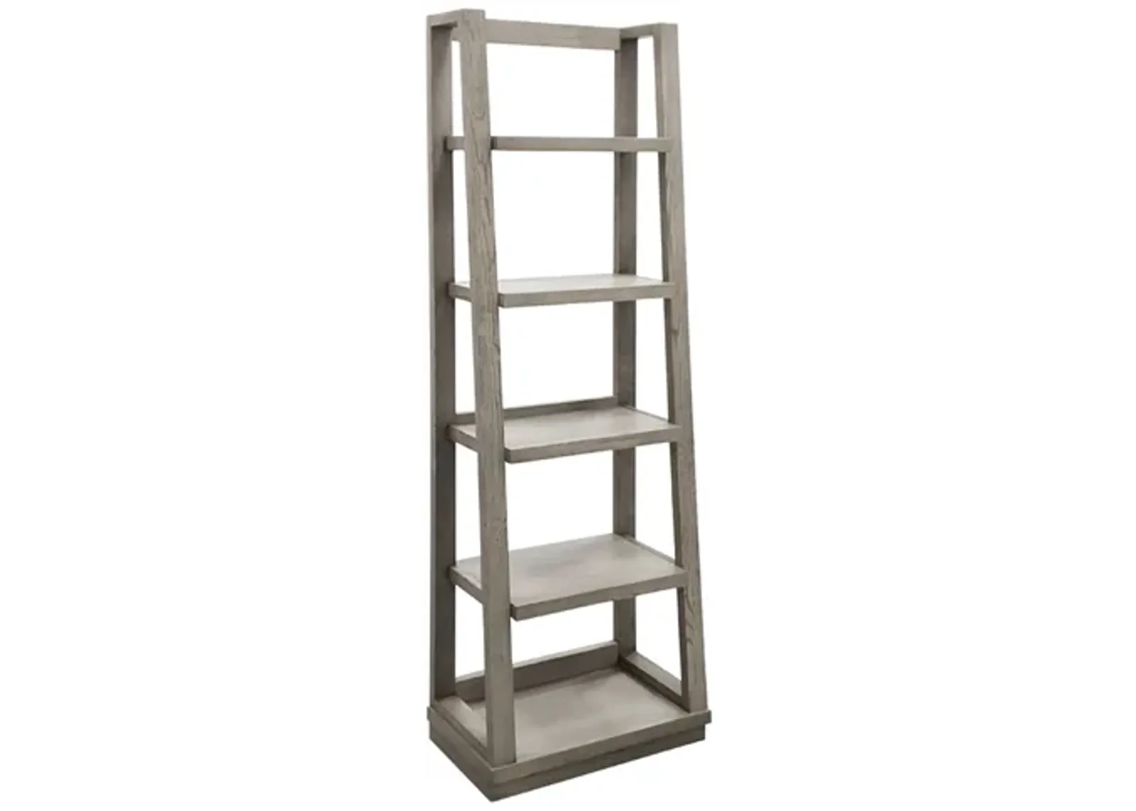 Pure Modern Angled Bookcase in Moonstone, Set of 2